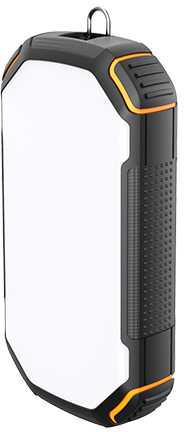 Išorinė baterija (power bank), 20000mAh, juodos/oranžinės sp.