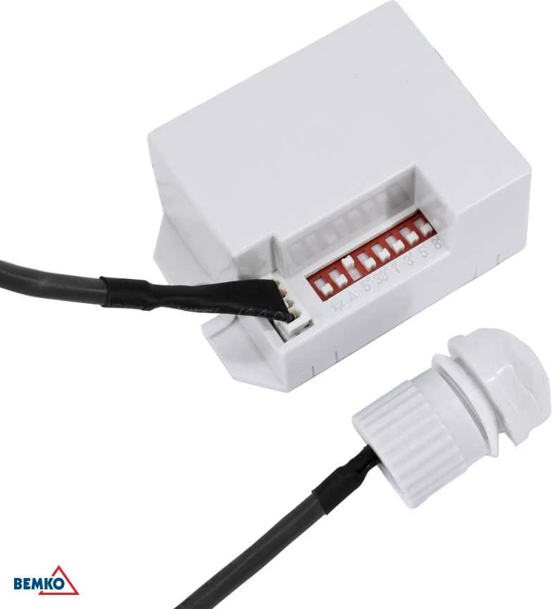 Bemko Judesio daviklis, baltas, IP20, max 800W, 360°, 3m/6m