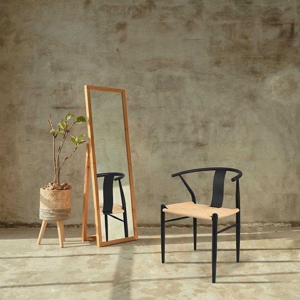 King Home WISHBONE METAL kėdė, natūrali