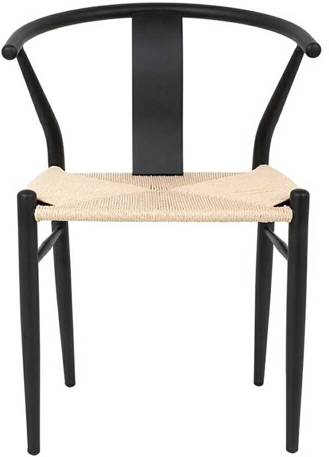 King Home WISHBONE METAL kėdė, natūrali