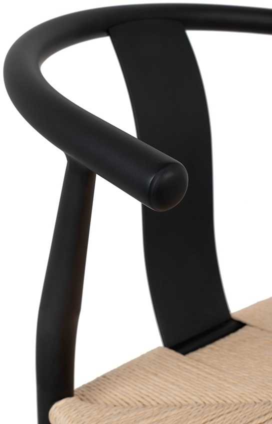 King Home WISHBONE METAL kėdė, natūrali