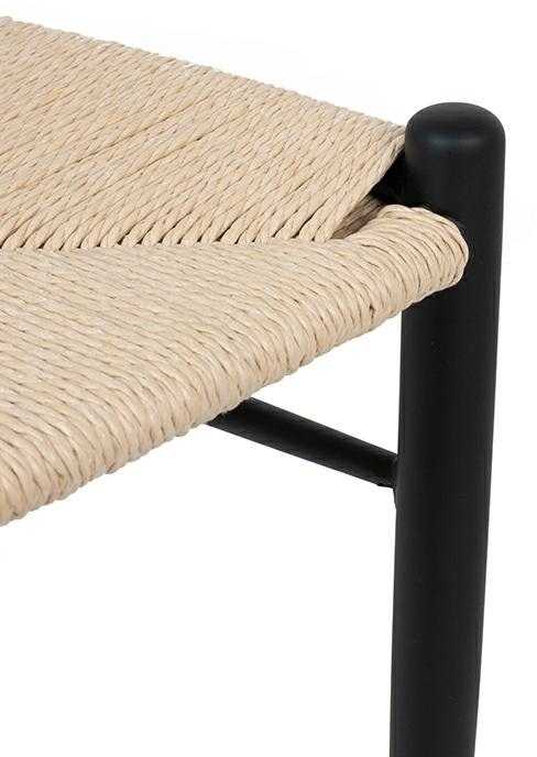 King Home WISHBONE METAL kėdė, natūrali