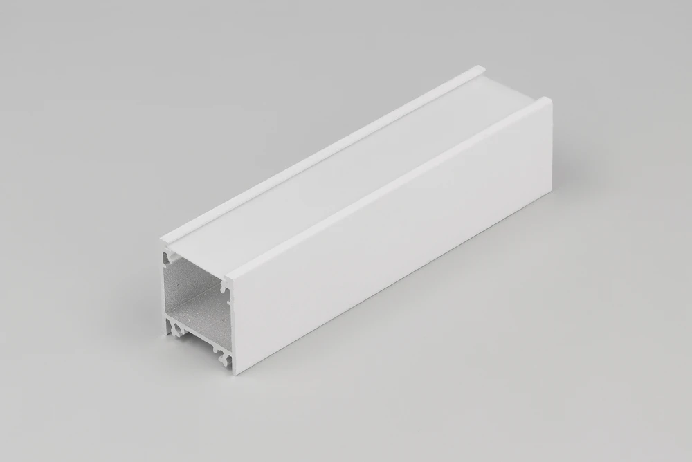 Komplektas - LED profilis LINEA20, baltas, 2m, su dangteliu F CLICK, užbaigimais ir montavimo elementais