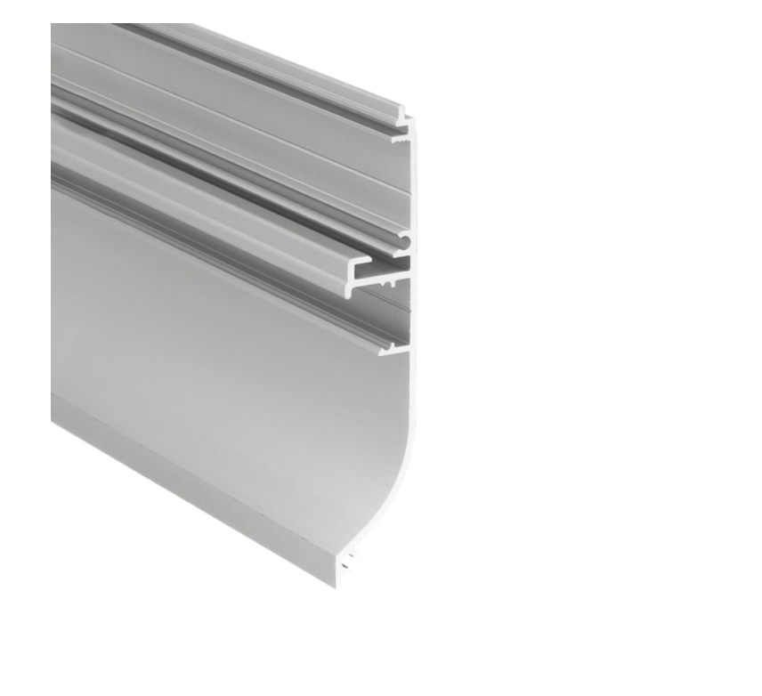 LED grindjuostės profilis SKIRT10 AC2/Q9, anoduoto aliuminio, 2m