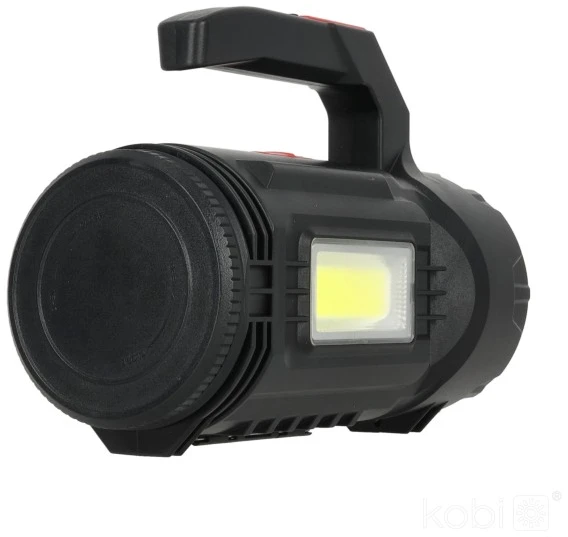 LED įkraunamas žibintuvėlis su integruotu įrankių skyriumi viduje X-MPR 6 LED2B, juodas, 6000K
