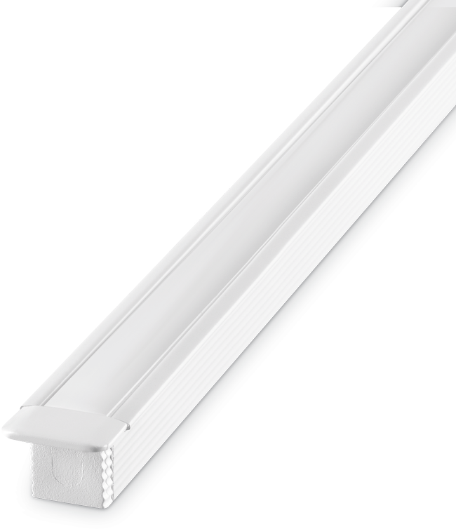 LED įleidžiamas profilis SLOT, baltas, 2m, 346212