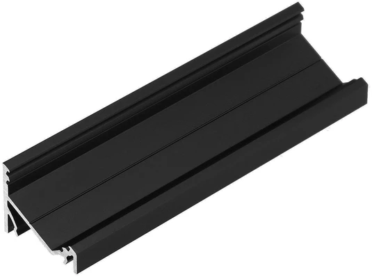 LED juostos kampinis profilis CORNER16.v2, juodas, 2m