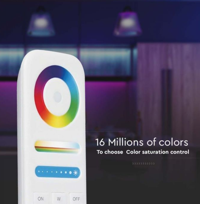V-tac LED juostos nuotolinio valdymo pultas, 8 zonų