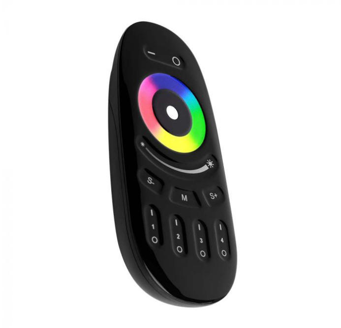 V-tac LED juostos nuotolinio valdymo pultas, skirtas RGB+W juostai, juodas