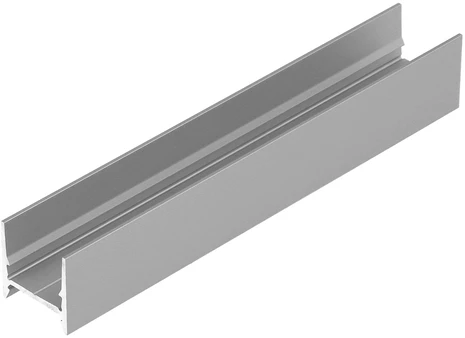 LED juostos paviršinis profilis COZY12 C/U1, anoduoto aliuminio, 2m