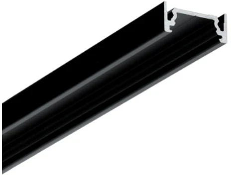 LED juostos paviršinis profilis SURFACE10.v2, juodas, 3m
