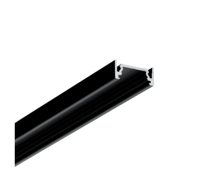 LED juostos paviršinis profilis SURFACE10.v2, juodas, 3m