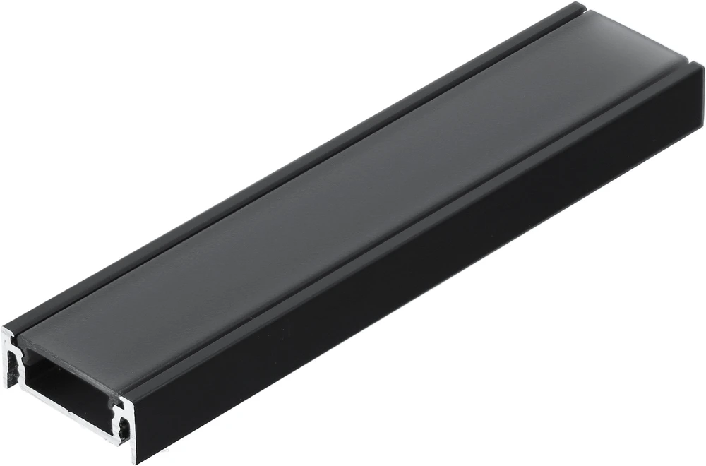 LED juostos paviršinis profilis SURFACE14.v2, juodas, 3m