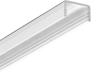 LED juostos paviršinis profilis UNI14 BC3/Y, baltas, 2m