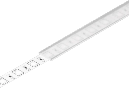LED juostos profilio dangtelis A, matinis, 2m