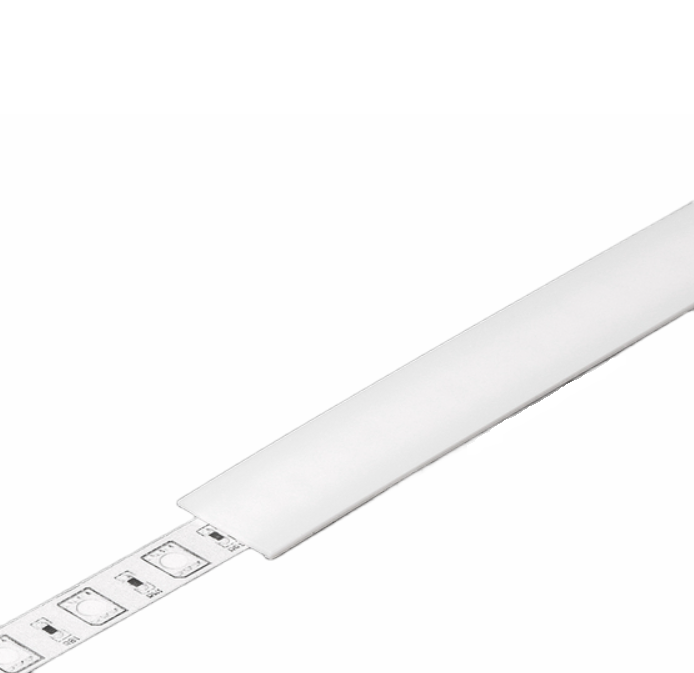 LED juostos profilio dangtelis A1 SLIDE, baltas, 1m