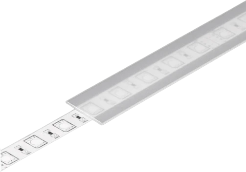 LED juostos profilio dangtelis B, matinis, 2m
