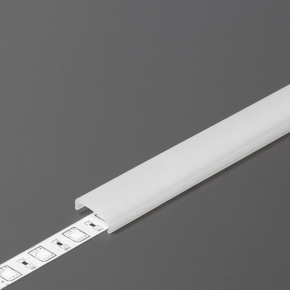 LED juostos profilio dangtelis C CLICK, baltas, 20m ritė