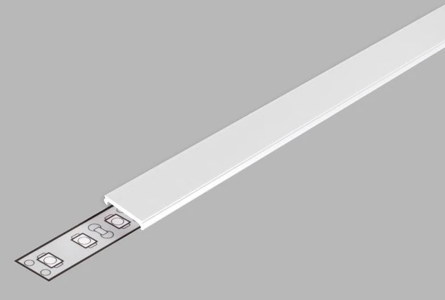 LED juostos profilio dangtelis C2 CLICK MINUS, baltas, 3m