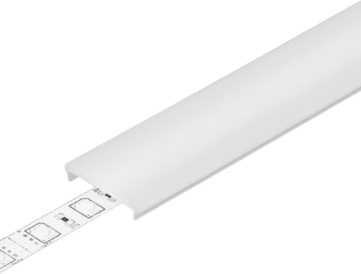 LED juostos profilio dangtelis C6 CLICK, baltas, 2m