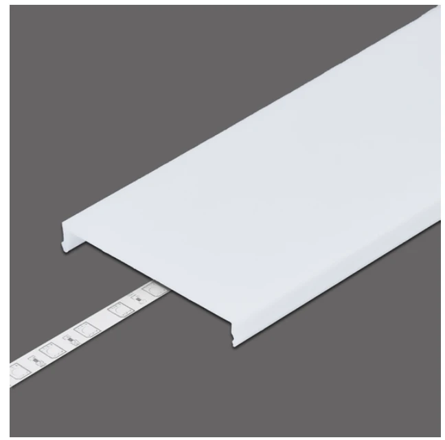 LED juostos profilio dangtelis C8 CLICK, baltas, 2m
