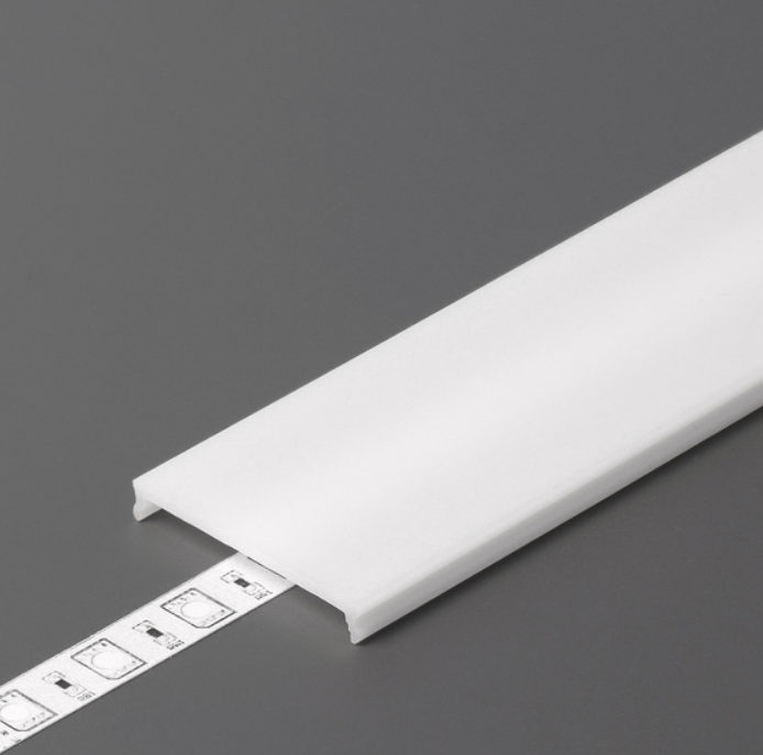 LED juostos profilio dangtelis C9 IRM CLICK, baltas, 4m