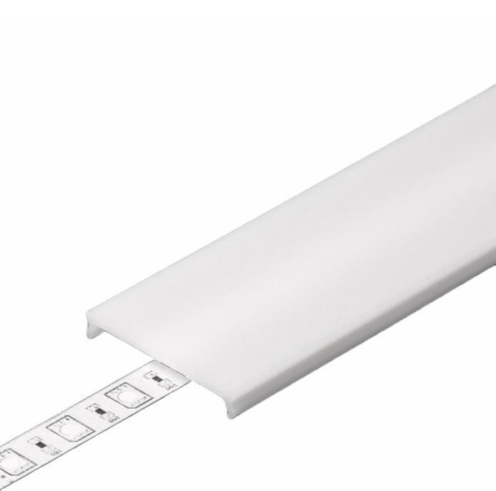 LED juostos profilio dangtelis C9 IRM CLICK, baltas, 4m