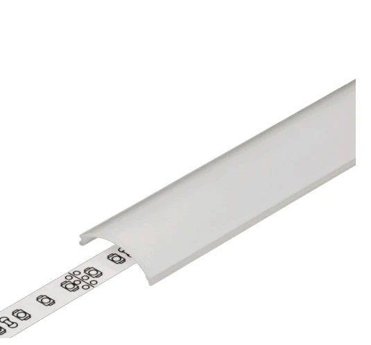 LED juostos profilio dangtelis D1 CLICK, baltas, 3m