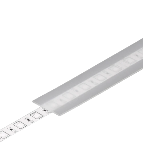 LED juostos profilio dangtelis E, matinis, 3m