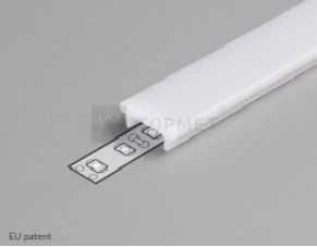 LED juostos profilio dangtelis K CLICK, baltas, 2m
