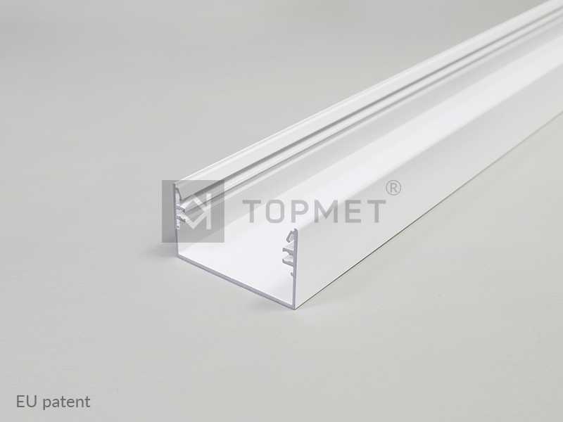 LED juostos profilis LOWI, baltas, 4m