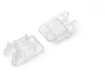 LED juostos profilio MIKRO-LINE12 užbaigimo elementas, skaidrus