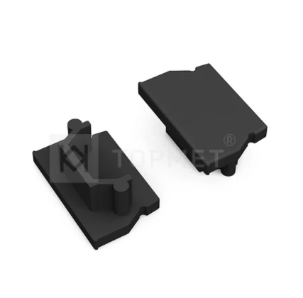 LED juostos profilio UNI12 Gen2 užbaigimo elementai, juodi