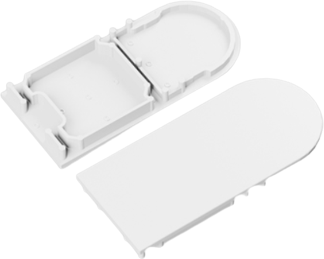 LED juostos profilio užbaigimai COMBO30-01A-D9, baltos sp, 2vnt.