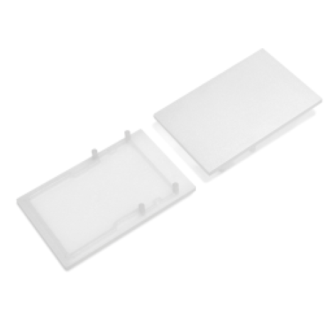 LED juostos profilio VARIO30-02 dangtelio užbaigimo elementai, e9, balti-opalo sp.