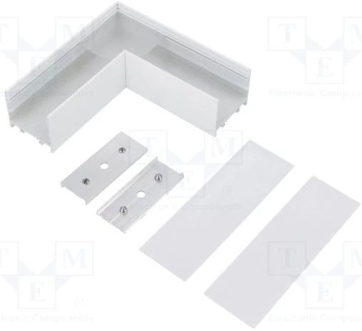 LED juostos profilio VARIO30-02 kampinis sujungimas 90 laipsnių, baltas