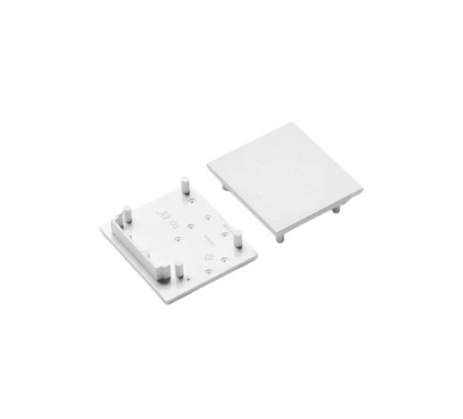 LED juostos profilio VARIO30-03 užbaigimo elementas, baltas.