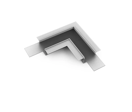 LED juostos profilio VARIO30-05 kampinis sujungimas 90 laipsnių, anoduotas