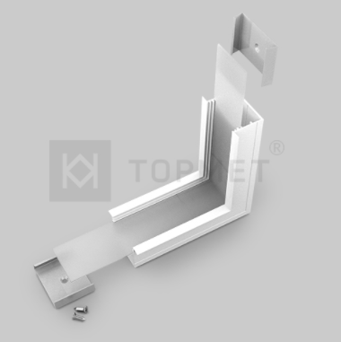 LED juostos profilio VARIO30-07 90 laipsnių kampinis sujungimas, baltas