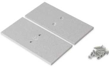 LED juostos profilio VARIO30-32 užbaigimo elementas metalinis, sidabro spalvos, 2vnt.