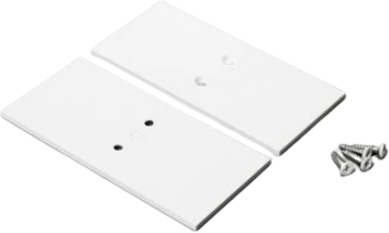 LED juostos profilio VARIO30-32 užbaigimo elementas metalinis, baltas, 2vnt.