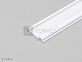 LED juostos profilis ARC12 CD/U5, baltas, 2m