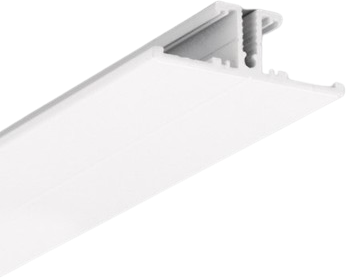 LED juostos profilis BACK10 A/UX, baltas, 1m