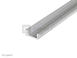 LED juostos profilis BEGTIN12 J/S, neanoduotas aliuminis, 2m