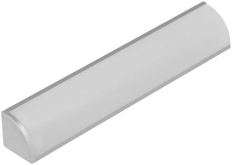 Pakabinamas šviestuvas LED juostos profilis CABI12, anoduotas, 2m, su matiniu dangteliu, 2 vnt. užbaigimo el.