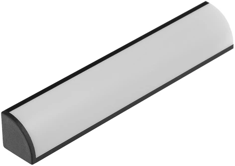 LED juostos profilis CABI12 E, juodas, 3m