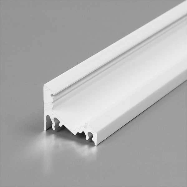 LED juostos profilis CORNER10 BC/UX, baltas, 2m