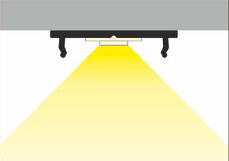 LED juostos profilis FIX12, 18mm pločio, anoduotas aliuminis, 2m