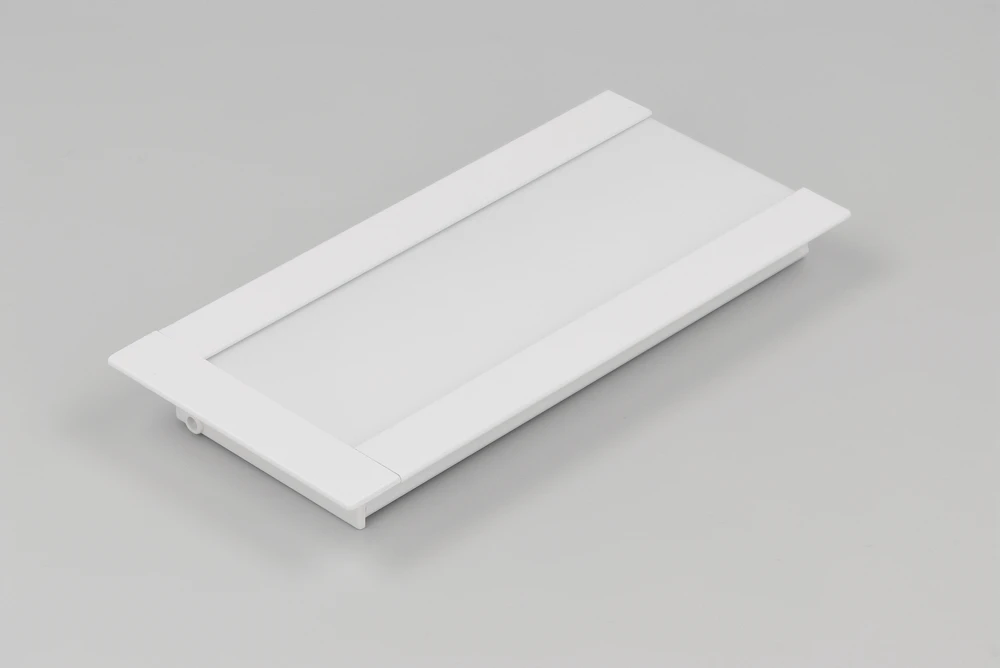 LED juostos profilis FLAT8 H/UX, baltas, 2m