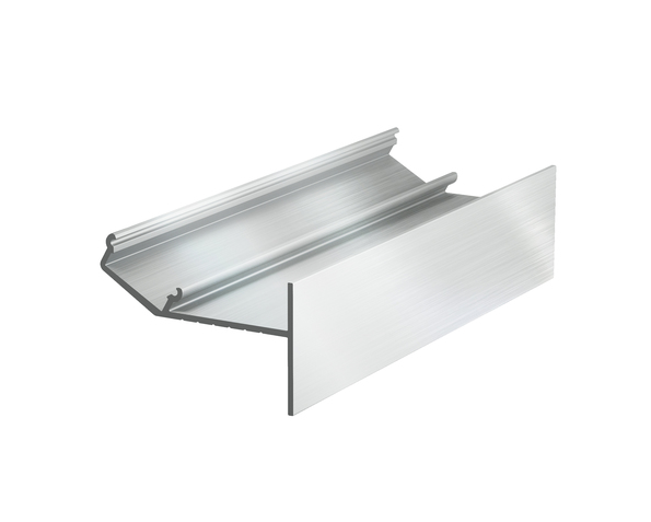 LED juostos profilis GLOW12 UP A1C, neanoduotas aliuminis, 2m